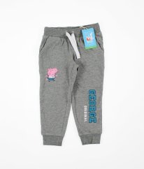 Šedé silnější tepláky PEPPA PIG