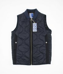 Tmavě modrá vesta jaro/podzim JACK & JONES