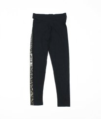 Černé legíny s leopardími pruhy MARKS & SPENCER