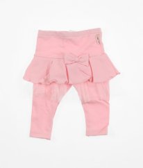 Růžové tepláčky/legíny s volánkem NELLYS