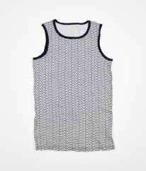 Bielo-modré tielko s nápismi PRIMARK