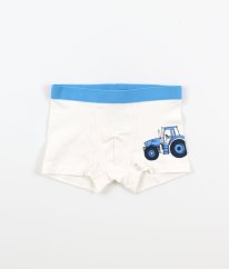 Bielomodré boxerky s traktorom H&M