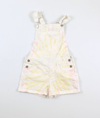 Smetanové riflové kraťasy s laclem PRIMARK