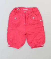 Růžové podšité kalhoty