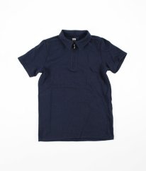 Tmavě modré piké polo tričko F&F