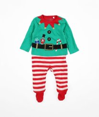 Zelenočervený vánoční overal BLUEZOO