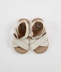 Krémové sandálky (EU 18-19) H&M