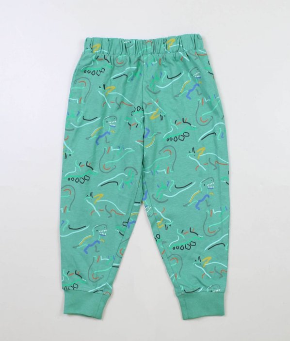 Zelené pyžamové kalhoty s dinosaury NUTMEG