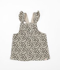Béžová leopardí riflová šatová sukně H&M