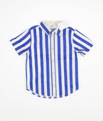 Bílomodrá proužkovaná košile H&M