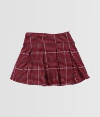 Růžová károvaná sukně ZARA