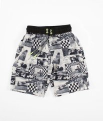 Čierno-biele kraťasové plavky MARKS & SPENCER