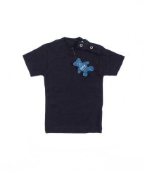 Modré tričko ze silné bavlny