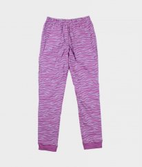 Fialové pyžamové kalhoty/tepláky se vzorem NUTMEG