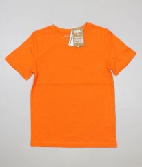 Pomerančové tričko z biobavlny GEMO