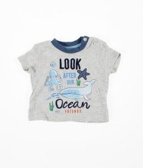 Šedé tričko s obrázkem PRIMARK