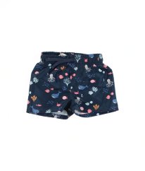 Tmavo modré plavky s morským motívom H&M