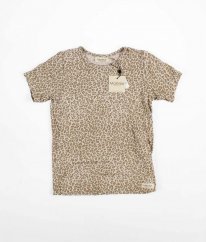 Světle béžové leopardí tričko MARMAR COPENHAGEN