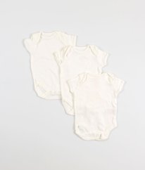 Sada 3 ks bílých body MOTHERCARE