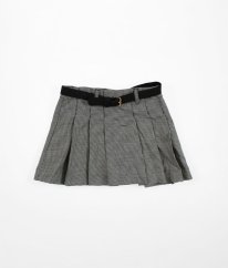 Černobílá skládaná sukně H&M