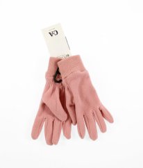 Růžové fleecové rukavice C&A