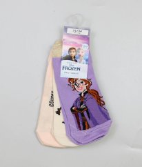 Sada 3 párov kotníkových ponožiek s trblietkami Frozen (EUR 31-34) DISNEY