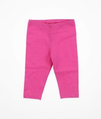 Růžové legíny ze silnější bavlny BABY NATION