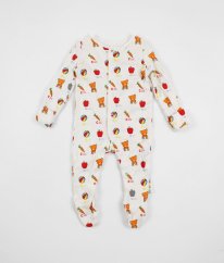 Bílý overal s obrázky F&F