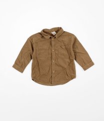 Hnědá košile z jemného manšestru H&M