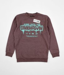 Fialovohnědá silnější mikina GEORGE