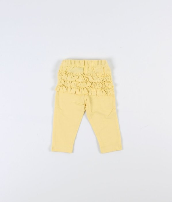 Vanilkové legíny s volánky na zadní straně ME & I