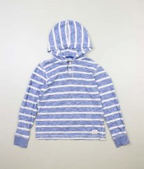 Modrobílá proužkovaná mikina H&M