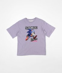 Fialové tričko s obrázkom H&M