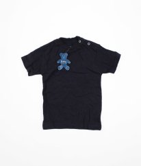 Tmavě modré tričko ze silné bavlny