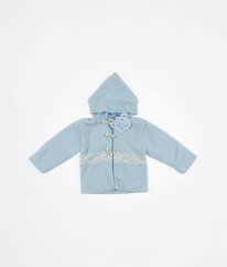 Světle modrý svetr ZIP ZAP