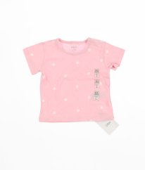 Růžové tričko s puntíky MARKS & SPENCER