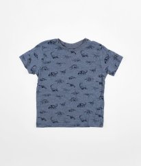 Modré tričko s dinosaury PRIMARK