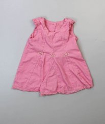 Růžové manšestrové šaty MOTHERCARE
