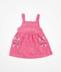 Růžová manšestrová šatová sukně PRIMARK