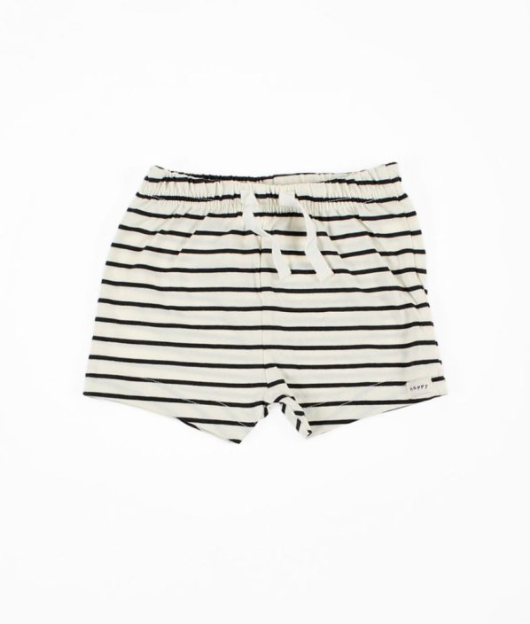 Béžové prúžkované kraťasy NUTMEG