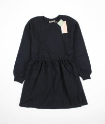 Tmavě modré silnější mikinové šaty ONLY