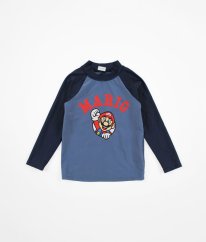 Šedomodré plavkové triko UPF 50+ MARIO