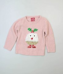 Starorůžový vánoční svetr F&F