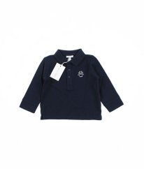 Tmavomodré piké triko s límečkem FAGOTTINO