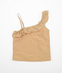 Medovobéžový prúžkovaný plavkový top PRIMARK