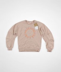 Starorůžová silnější mikina z biobavlny NAME IT