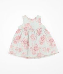 Světle modré šaty s květy H&M