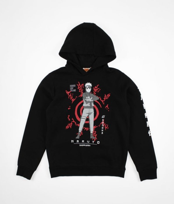 Černá silnější mikina Naruto KIABI