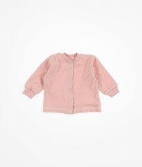 Růžové propínací triko NELLYS