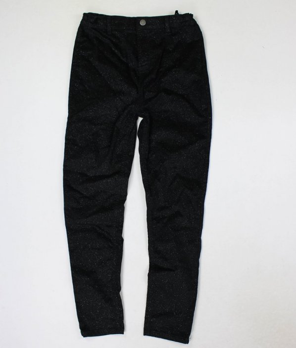 Černé skinny kalhoty se třpytem DENIM & CO